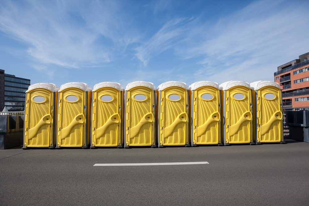 ADA compliant porta potty